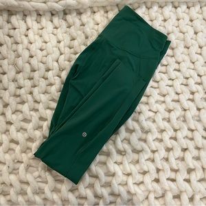 Lululemon Green 28” Everglade Green Leggings